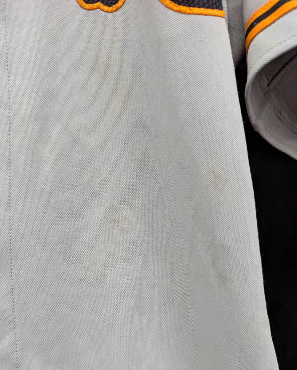 5202S UA アンダーアーマー NPB 東京 読売ジャイアンツ 松原聖弥 59番 2018年 プロコレ ユニフォーム サイン入り_画像4