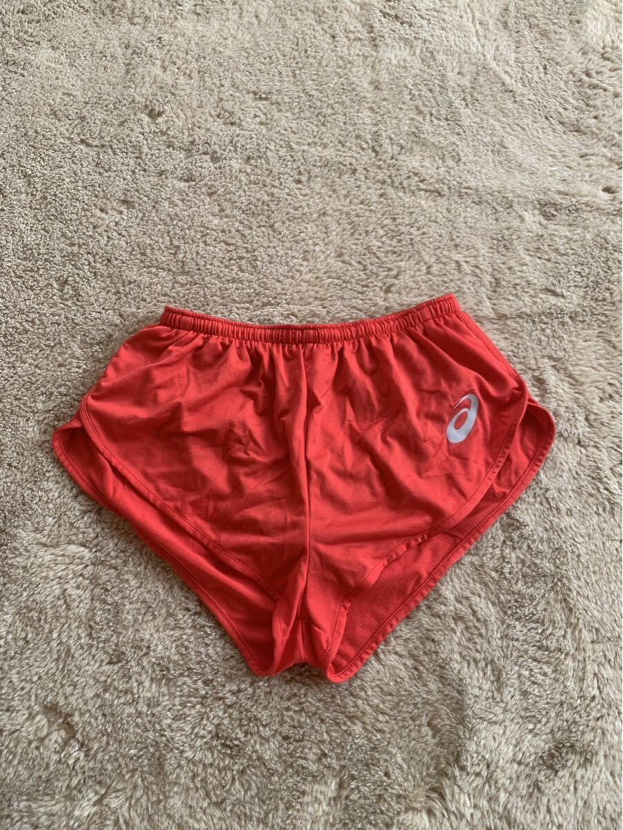 陸上 ランニングパンツ アシックス ランパン ユニフォーム_画像1