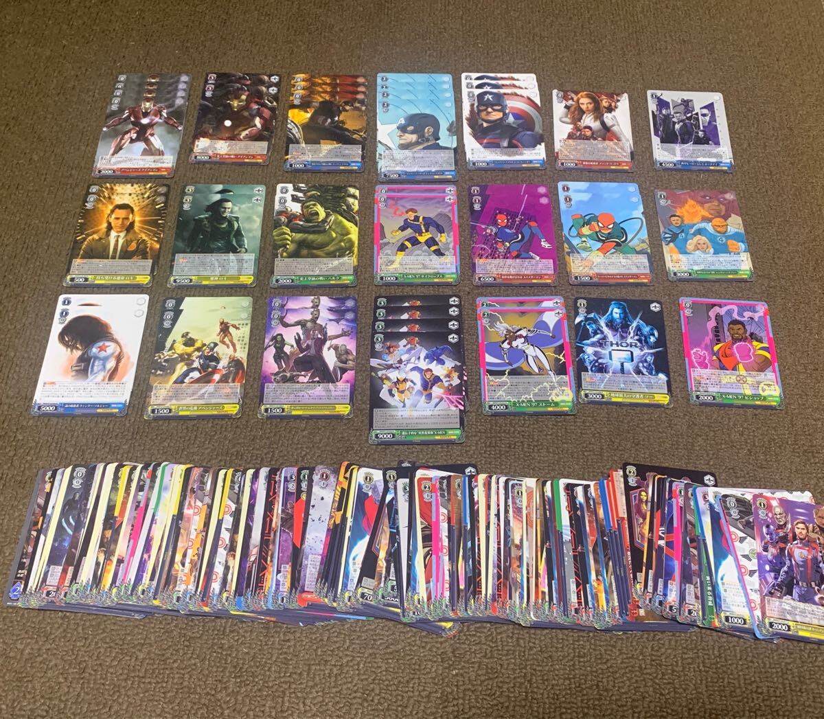 ヴァイスシュヴァルツ MARVEL まとめ売り_画像1