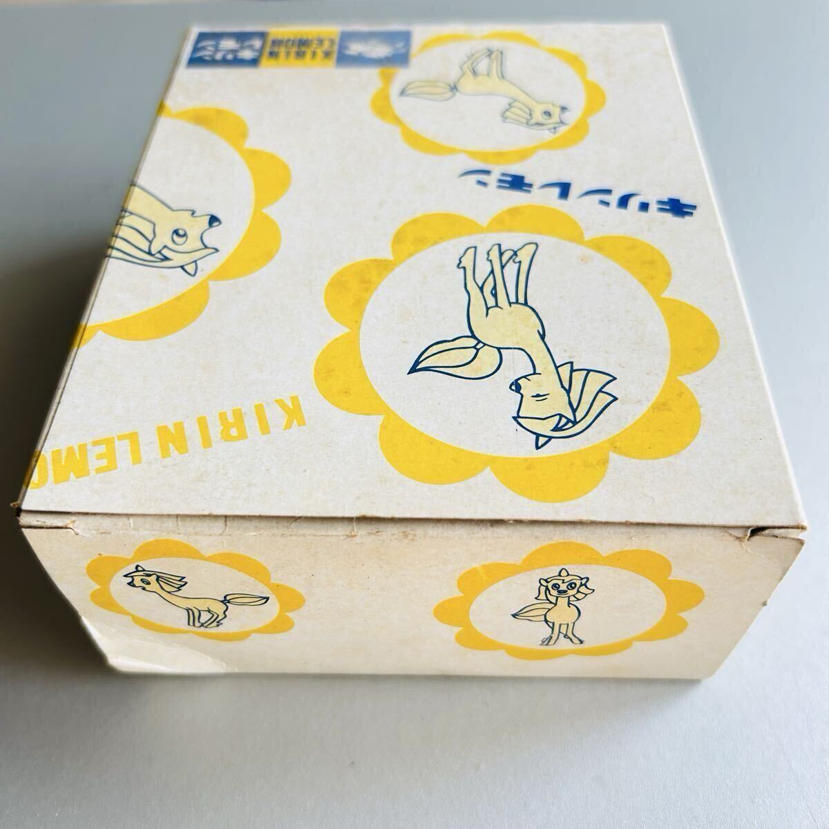 【長期保管品】キリンレモン　昭和レトロ　ロングタンブラーグラス　ユニコーン　赤・青セット　当時物　未使用品_画像7