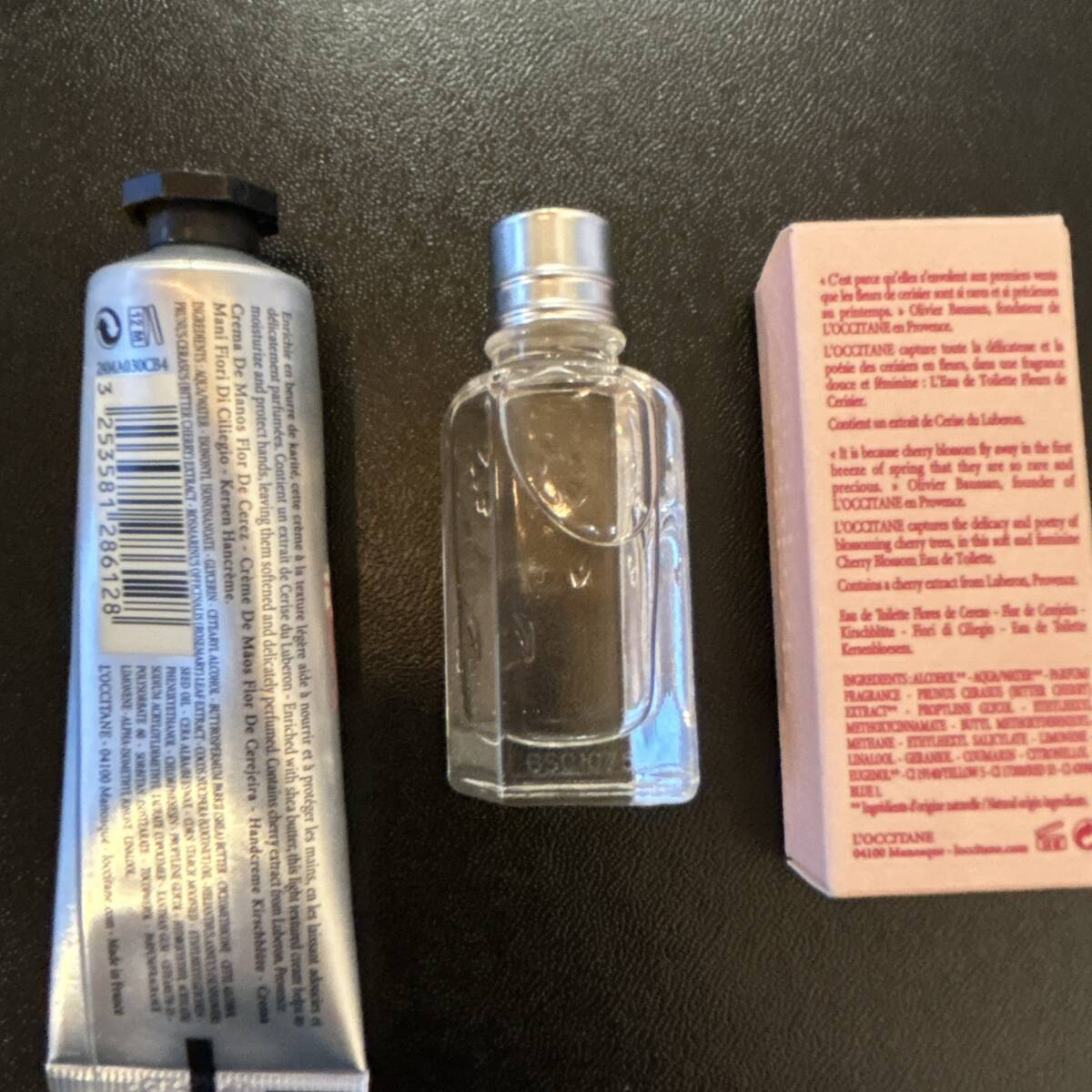 *10432 L’OCCITANE ロクシタン ハンドクリーム チェリー ブロッサム 30ml 残量9割? オードトワレ 香水 7.5ml 残量ほぼMAX セット_画像6