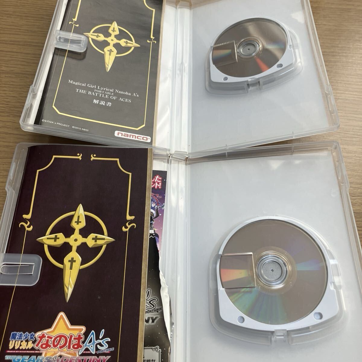動作確認済 魔法少女リリカルなのはA’s PSPソフト 特典カード セット_画像4