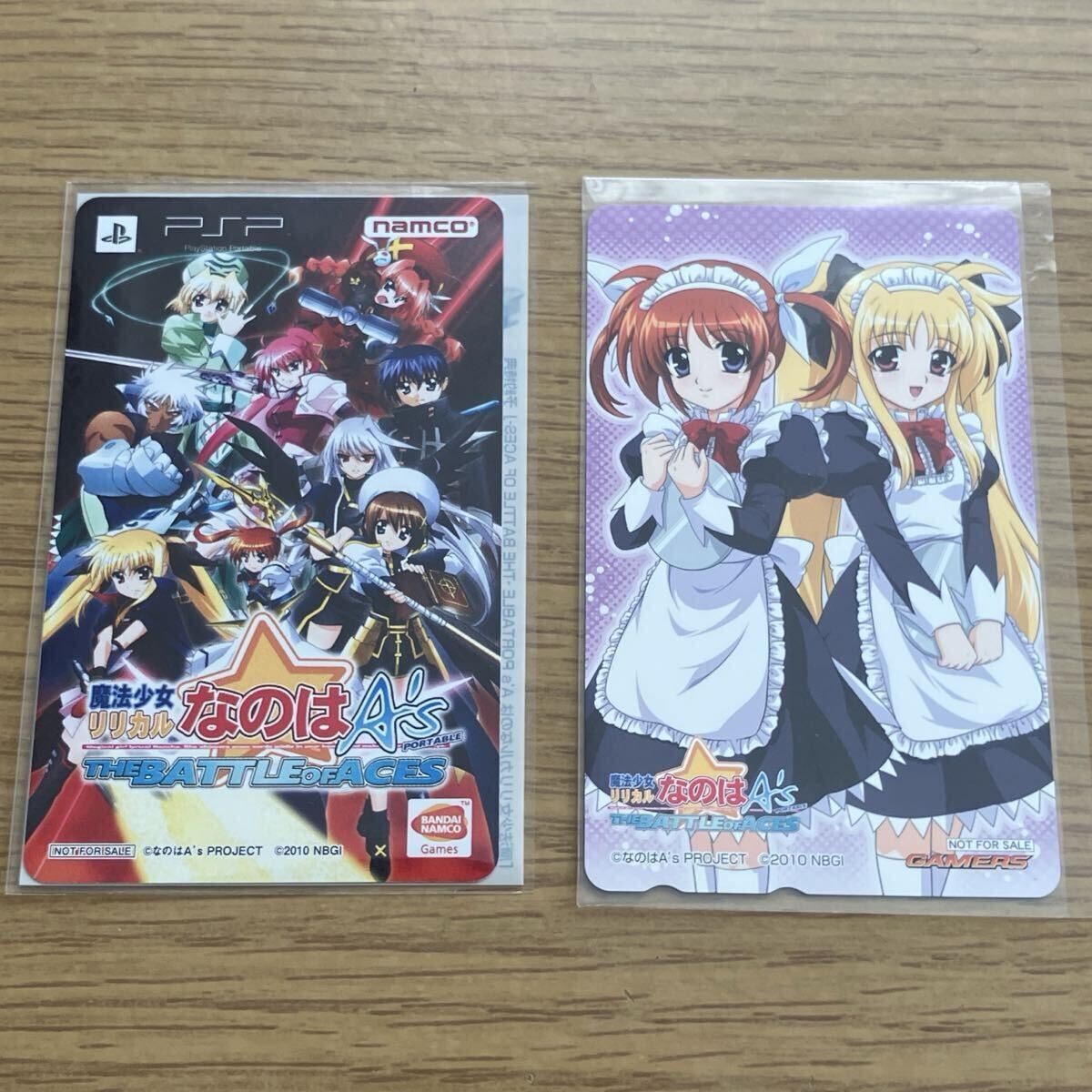 動作確認済 魔法少女リリカルなのはA’s PSPソフト 特典カード セット_画像7