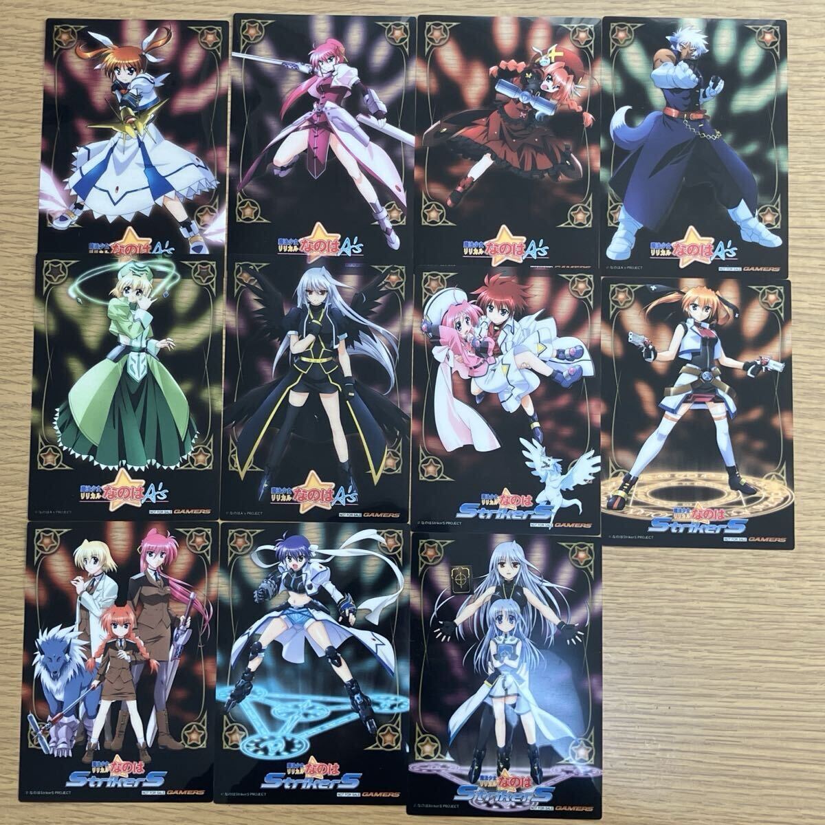 動作確認済 魔法少女リリカルなのはA’s PSPソフト 特典カード セット_画像9