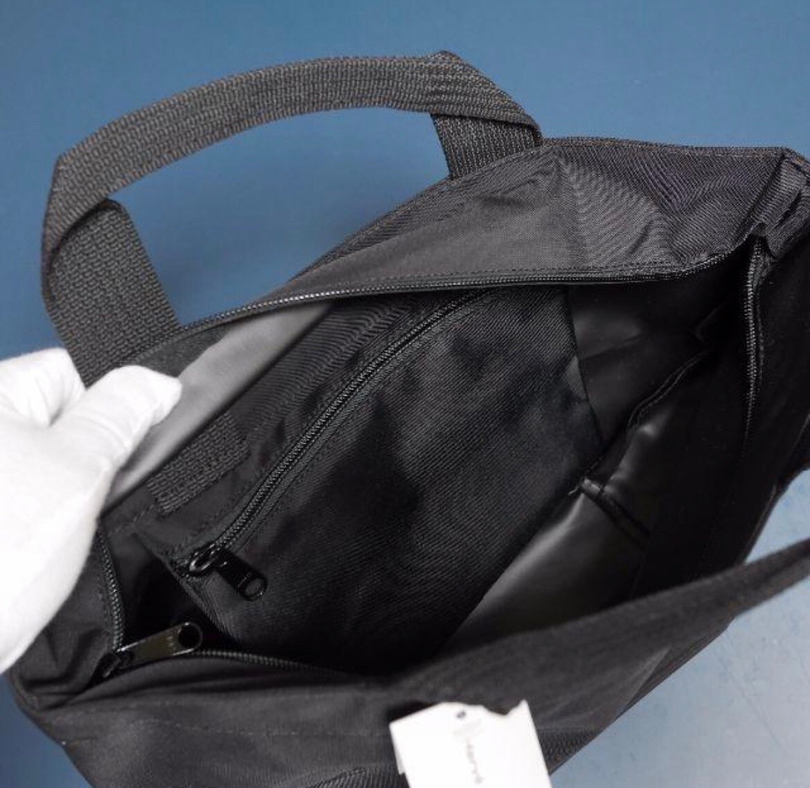 新品 エルベシャプリエ 1027N 舟型トートバッグ Mサイズ ノアール 黒 HerveChapelier 舟形 ブラック ノワール_画像4