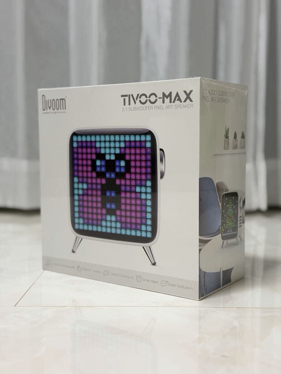 お値下【新品未開封】DIVOOM Tivoo-Max（DIV-TIVMAX-RD）BLUETOOTHスピーカー ティブー wisetech_画像1