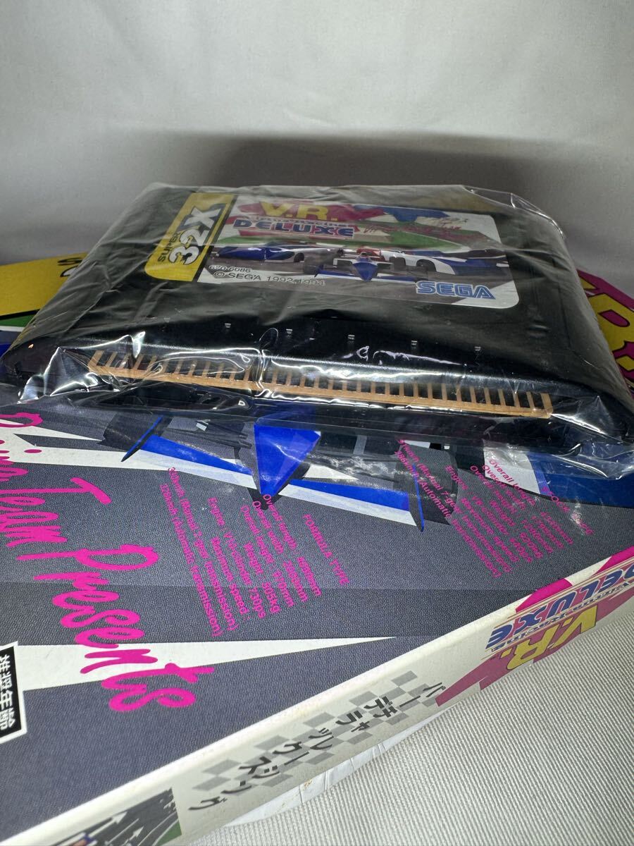 メガドライブ MD スーパー32X バーチャレーシング デラックス 箱説ハガキ付_画像3