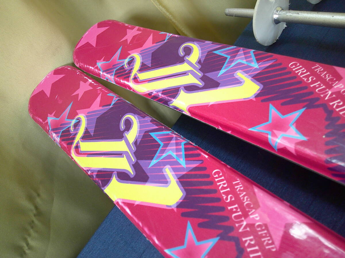 【新入荷】中古　BXB/ビーエックスビー　ジュニアカービングースキー　G－GIRLS　１４８センチ　ビンディング付　使用感　[少]　_画像6