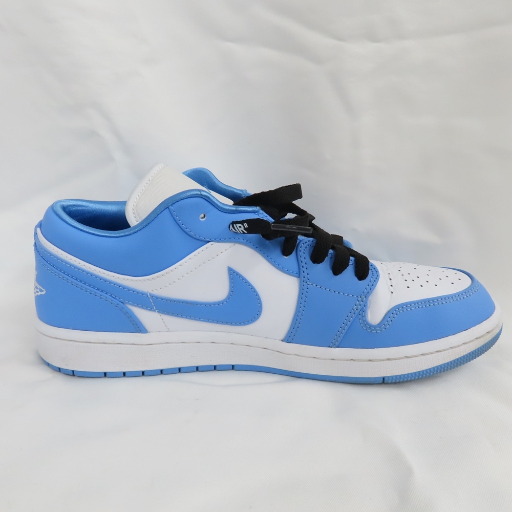 Ts602961 ナイキ 靴 WMNS AIR JORDAN 1 LOW AO9944-441 #28.5cm メンズ 白/青 NIKE 美品_画像5