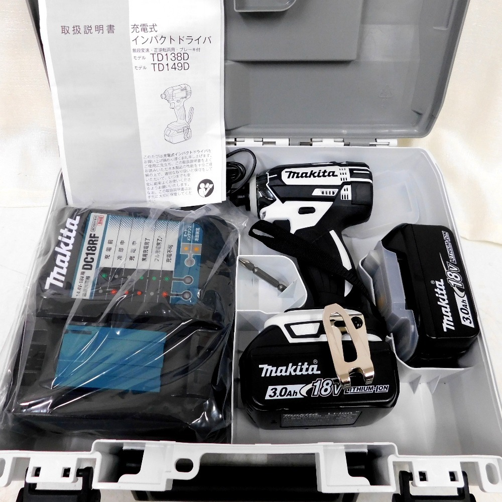 Hn476901 マキタ　充電式インパクトドライバ　TD149DRFXW 未使用_画像5