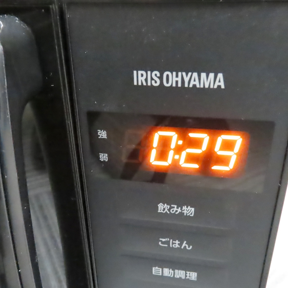 Ts803191 アイリスオーヤマ 電子レンジ・オーブン 17L PMG-T179-B IRISOHYAMA 美品_画像3