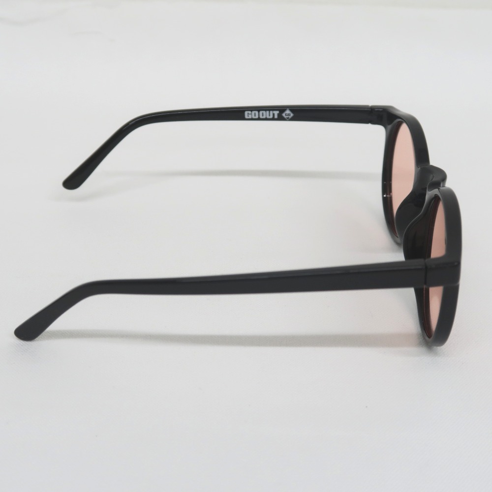 IT44821 DANG SHADES サングラス GO OUT ブラックフレーム×ピンク系レンズ 中古・美品_画像6