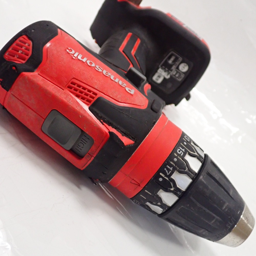 Th654401 パナソニック 充電ドリルドライバー EZ74A3 14.4V/18V バッテリー×2 充電器 Panasonic 中古_画像8
