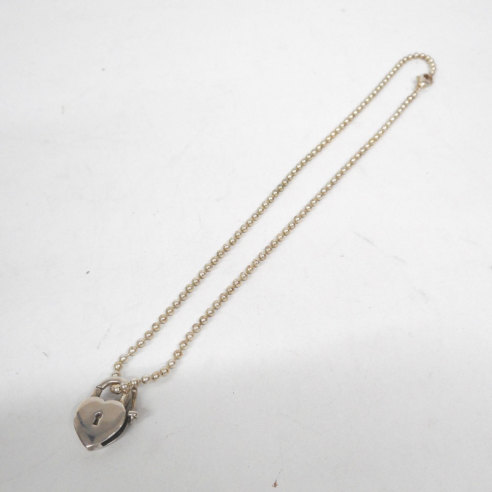 ID851920 ティファニー ペンダントネックレス ハートロックキー モチーフ 925 レディース TIFFANY&Co. 中古_画像5