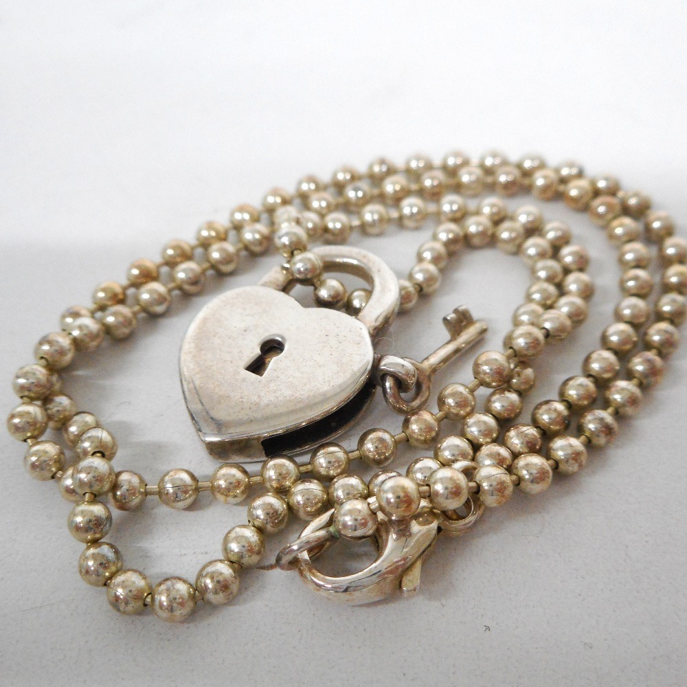 ID851920 ティファニー ペンダントネックレス ハートロックキー モチーフ 925 レディース TIFFANY&Co. 中古_画像7