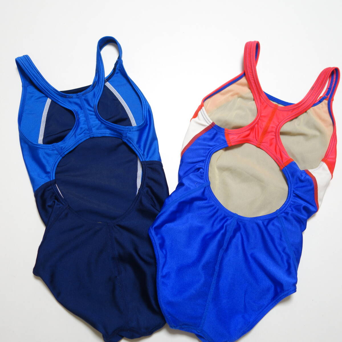 989■I.S.Sイトマン/NAS KIDS スイミング ミズノ製 競泳水着/110・120/2枚セット 【送料300円】_画像2