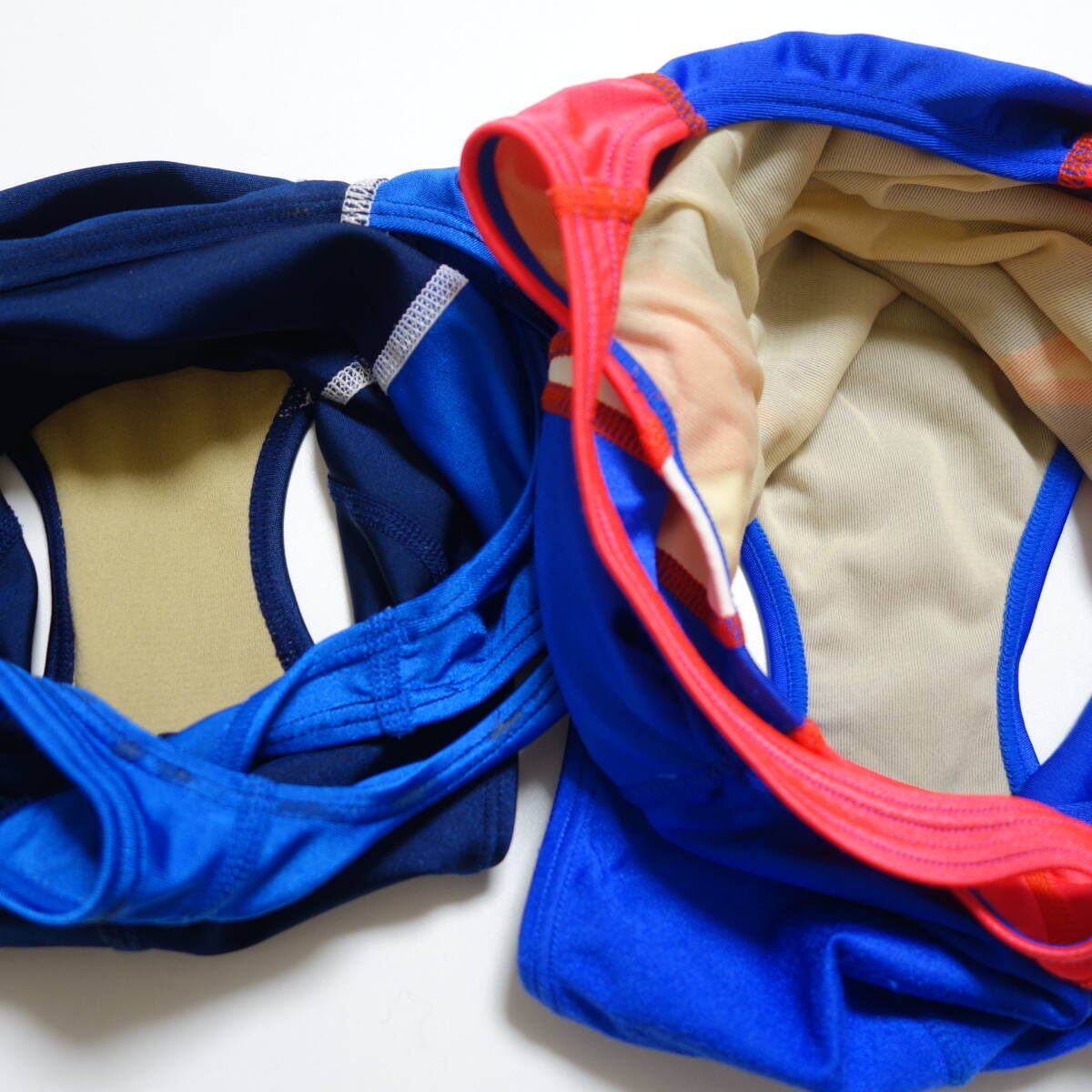 989■I.S.Sイトマン/NAS KIDS スイミング ミズノ製 競泳水着/110・120/2枚セット 【送料300円】_画像6