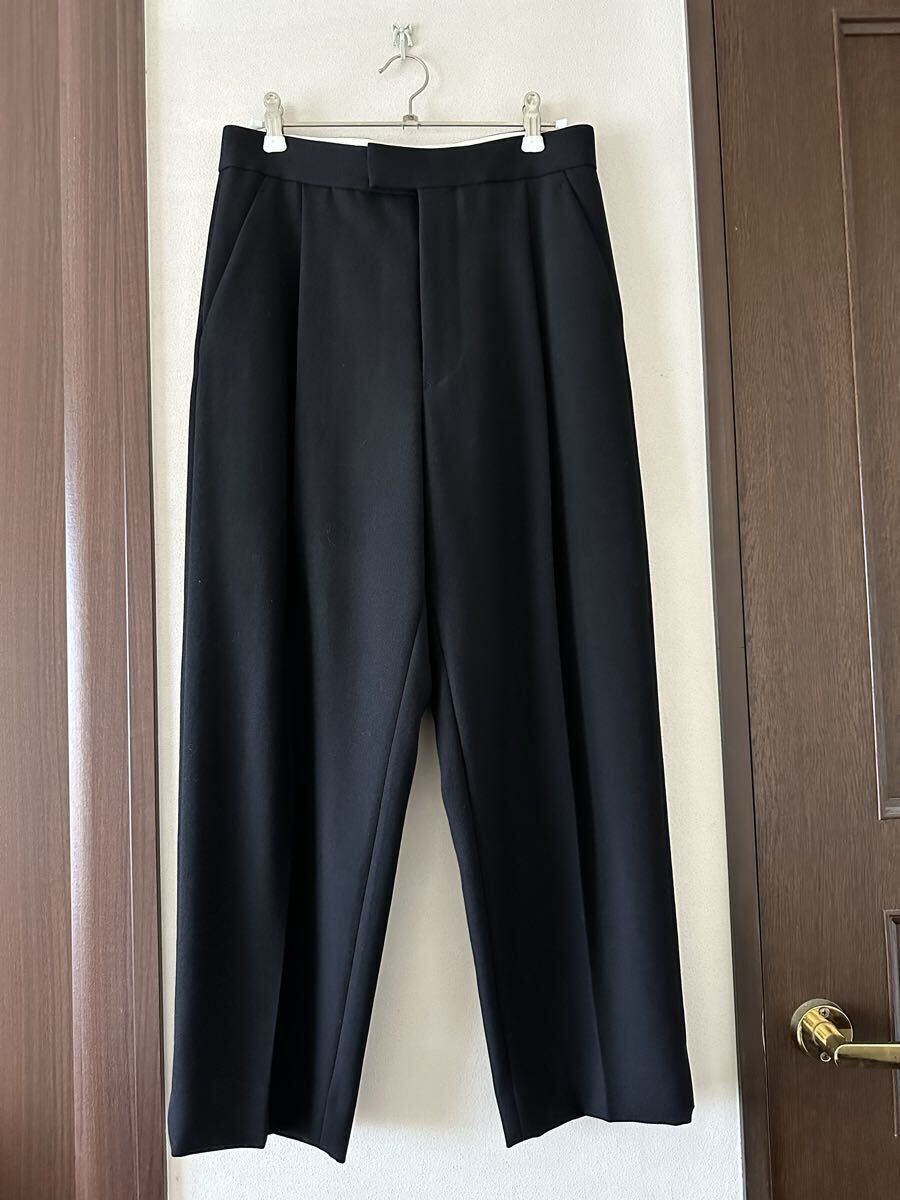 Drawer美品クロボトムス パンツ ブラック テーパード_画像1