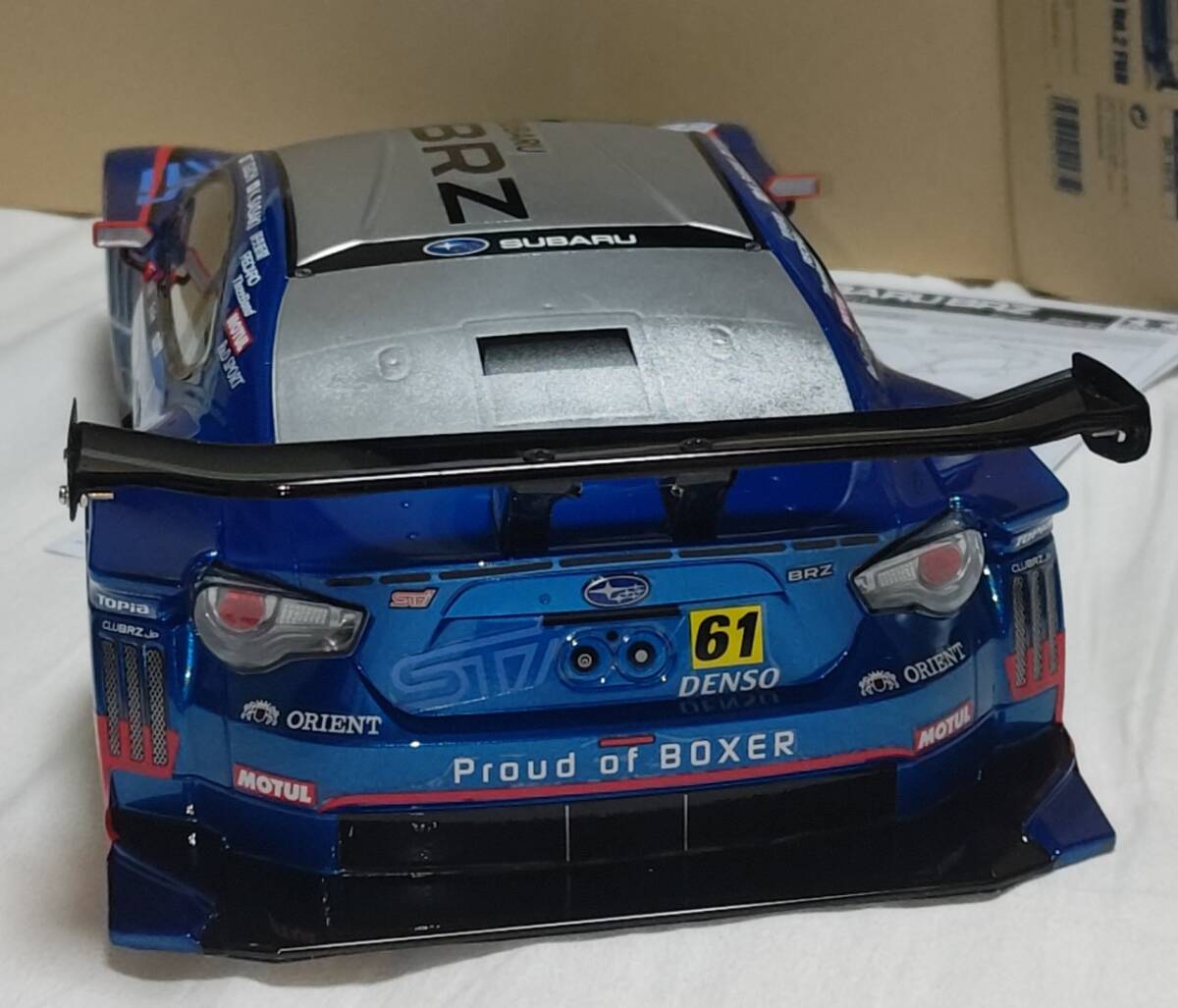 1/10RC タミヤ SP.1575 1/10RC SUBARU BRZ R&D SPORT 2014 Rd.2 富士 TT-02などに SP-1575 送料無料_画像4