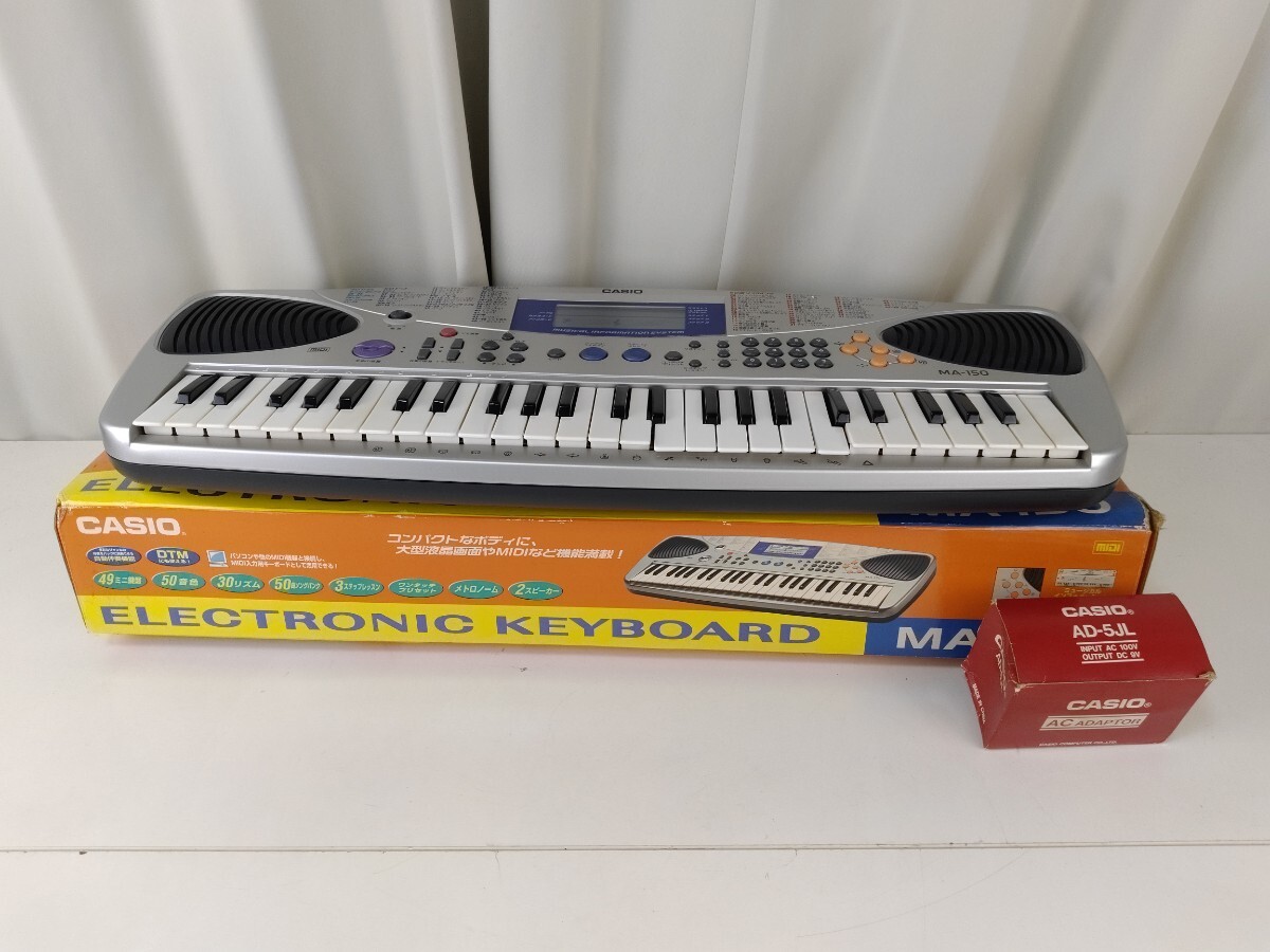 CASIO カシオ 電子キーボード MA-150 49ミニ鍵盤 DTM MIDI_画像1