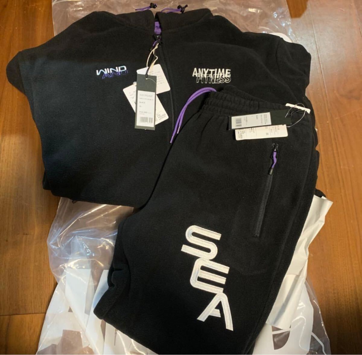 AF x WDS SEA FLEECE ZIP UP SWEAT PANT_画像2