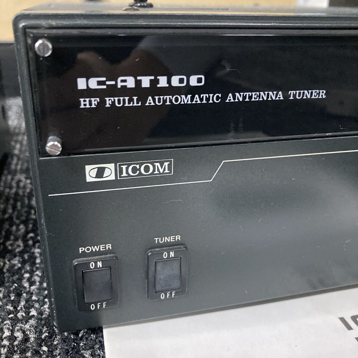 1円から！IC-AT100 オートマチックアンテナチューナー　通電確認済アンティークビンテージレトロ/4/カズヤ　 ICOM_画像2