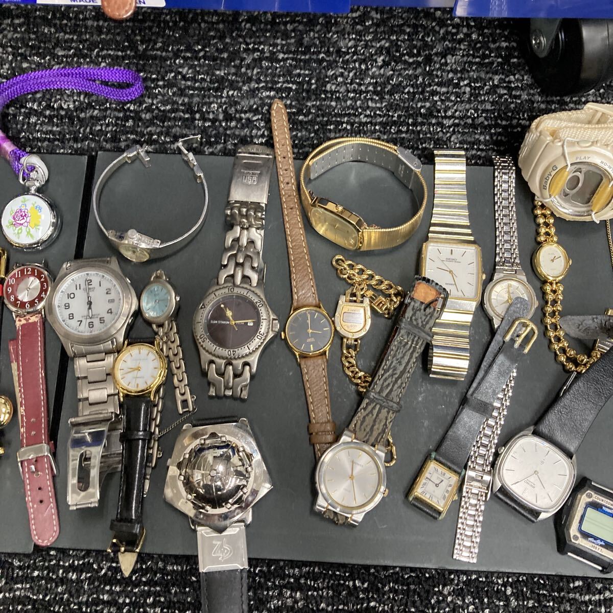 1円から！腕時計大量おまとめ！稼働不稼働　88個　ラドーセイコーカシオgショックおまとめ！商品管理番号2004 SEIKO CITIZEN_画像10
