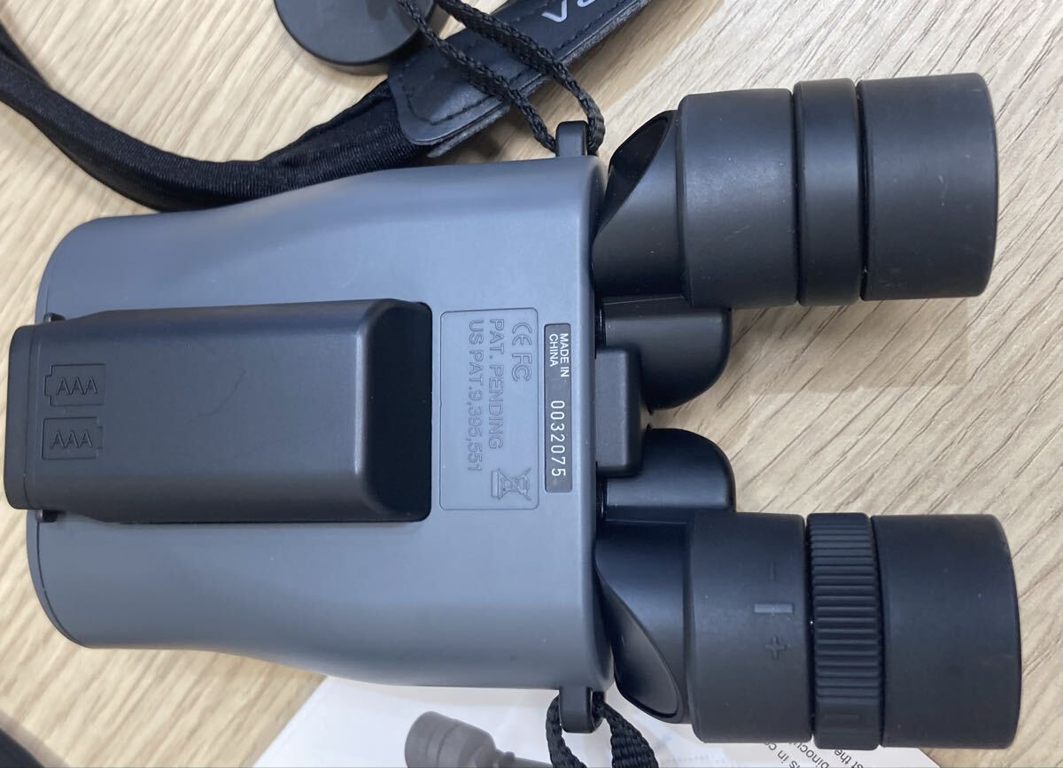 1円〜！Vixen ビクセン ATERA アテラ II H12×3 双眼鏡 防振双眼鏡 ブラック 黒 箱付き_画像6