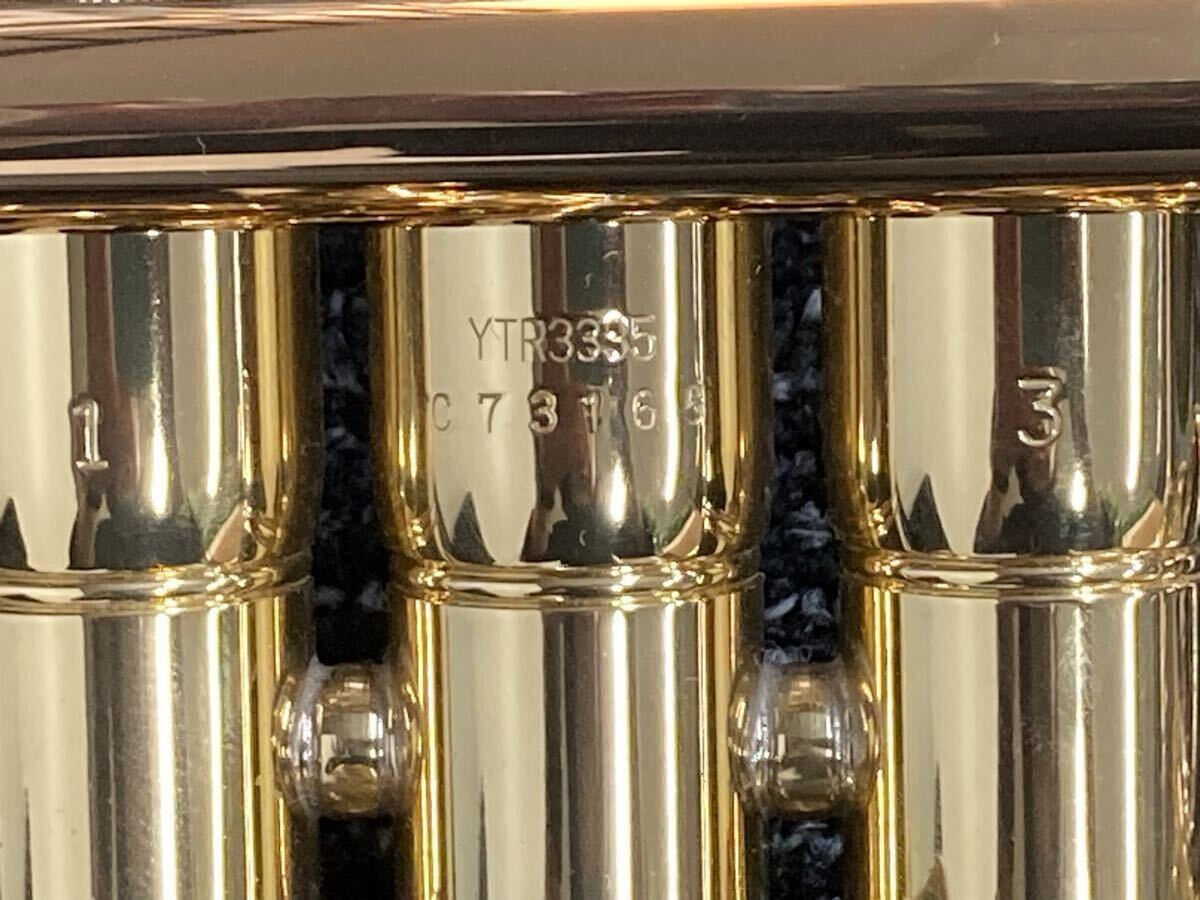 1円〜！YAMAHA トランペット YTR3335 サイレントブラス用ピックアップミュート【通電確認済】KORG TUNER METRONOME RECORDER【通電未確認】_画像5