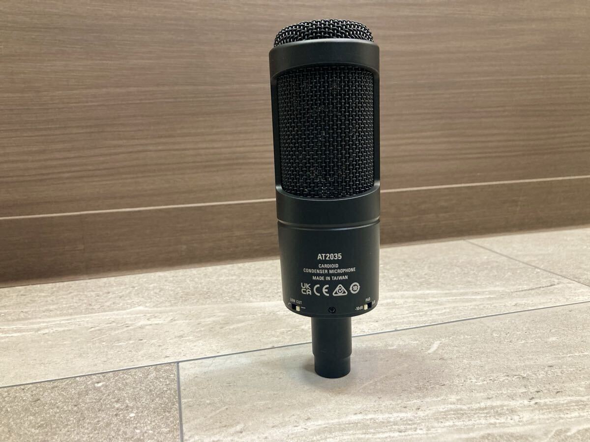 1円〜!【新品未使用】 AT2035 audio-technica Audio-Technica XLR ブラック コンデンサーマイク オーディオテクニカ マイク_画像3
