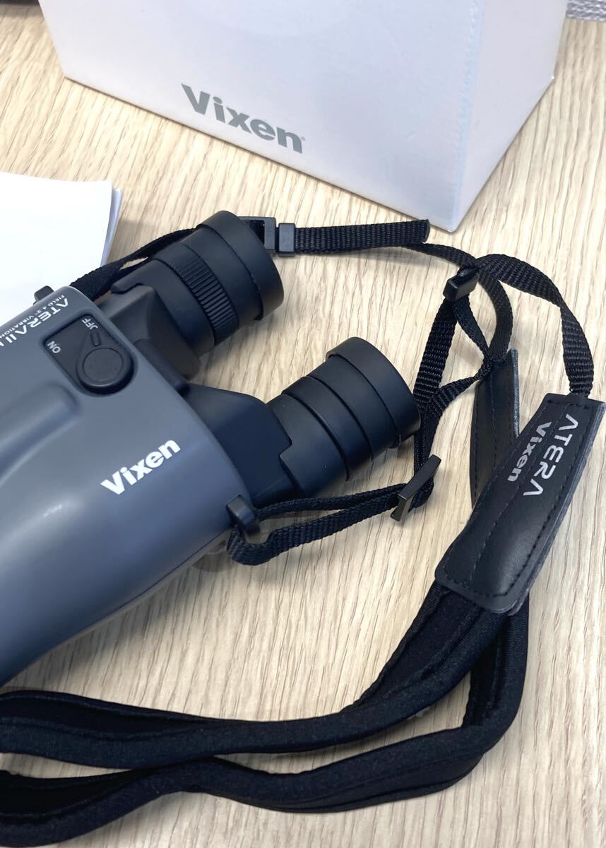 1円〜！Vixen ビクセン ATERA アテラ II H12×3 双眼鏡 防振双眼鏡 ブラック 黒 箱付き_画像4