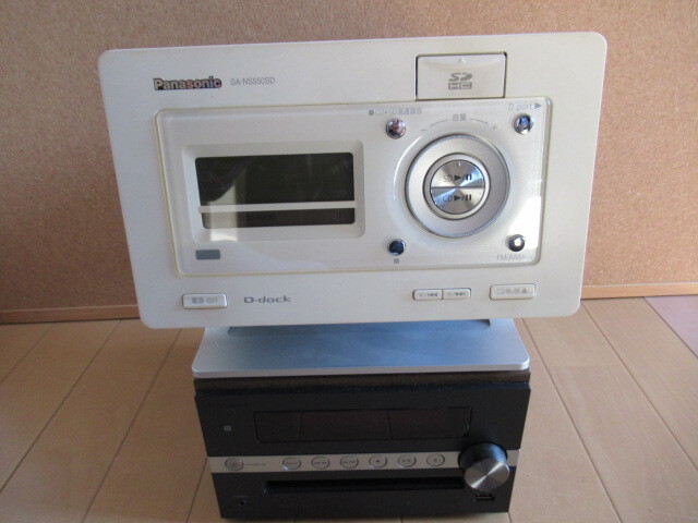 【ジャンク品】 コンポ2点 pioneer X-CM56 panasonic SA-NS550SD_画像1