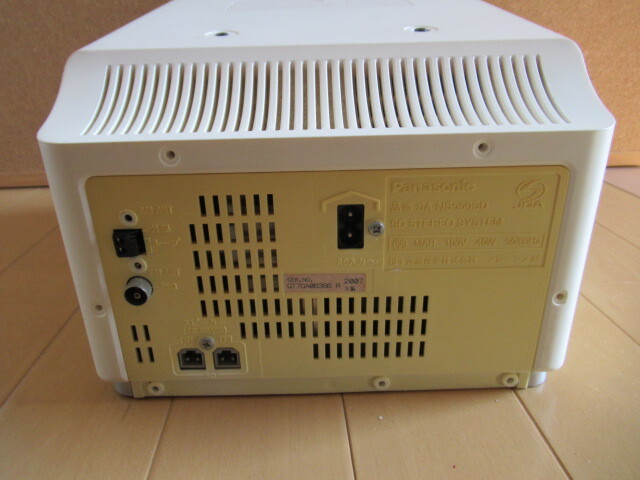 【ジャンク品】 コンポ2点 pioneer X-CM56 panasonic SA-NS550SD_画像7