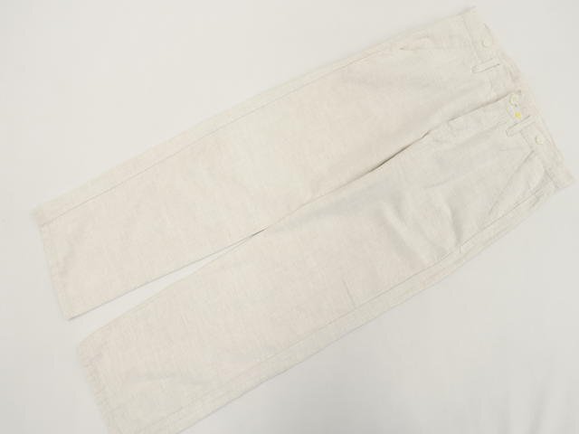 美品 grove等 長袖ジャケット+半袖カットソー+ストレートパンツ コーデ3点セット M相当 青/白地 紺 ボーダー白系 カジュアル系 20代～_画像3