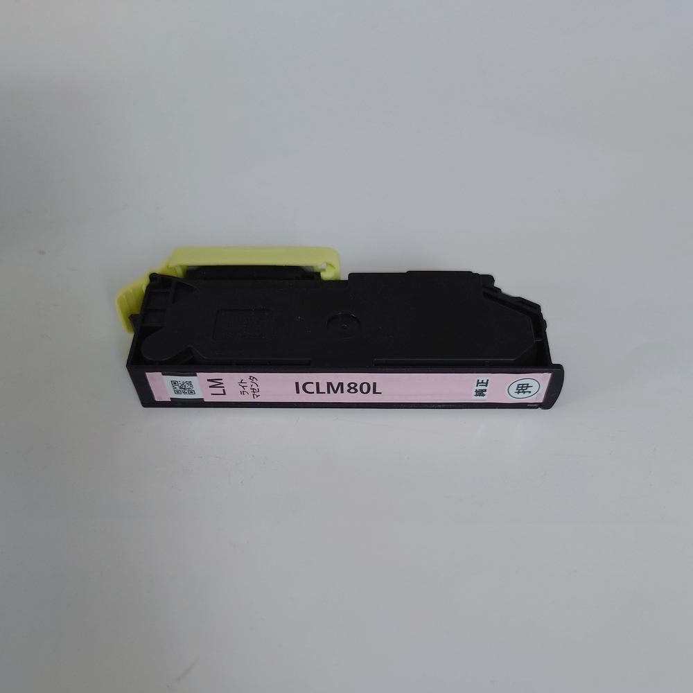 エプソンICLM80L(大容量)純正カートリッジの再充填品【ライトマゼンダ】☆送料込_画像1