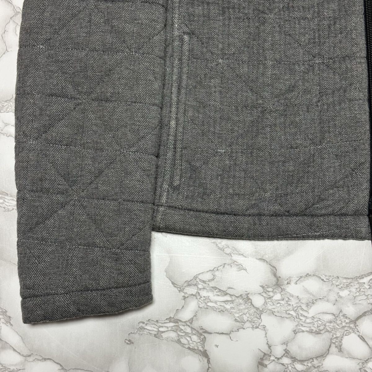 逸品【 armani collezioni アルマーニコレッツィオーニ】Wフェイス Wジップ/キルティングジャケット/ジャケット ブルゾン/ giorgio emporio_画像5