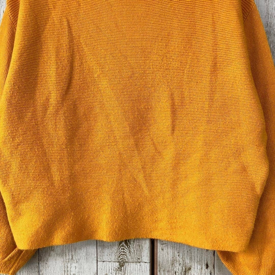 ☆a.v.v アーヴェヴェ☆ニット セーター オレンジ モックネック M 長袖 レディース レーヨン混 トップス [送料無料☆匿名配送]☆5951_画像3