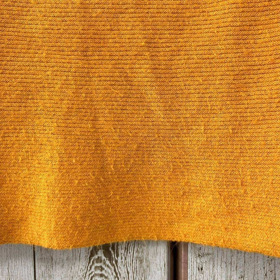 ☆a.v.v アーヴェヴェ☆ニット セーター オレンジ モックネック M 長袖 レディース レーヨン混 トップス [送料無料☆匿名配送]☆5951_画像4