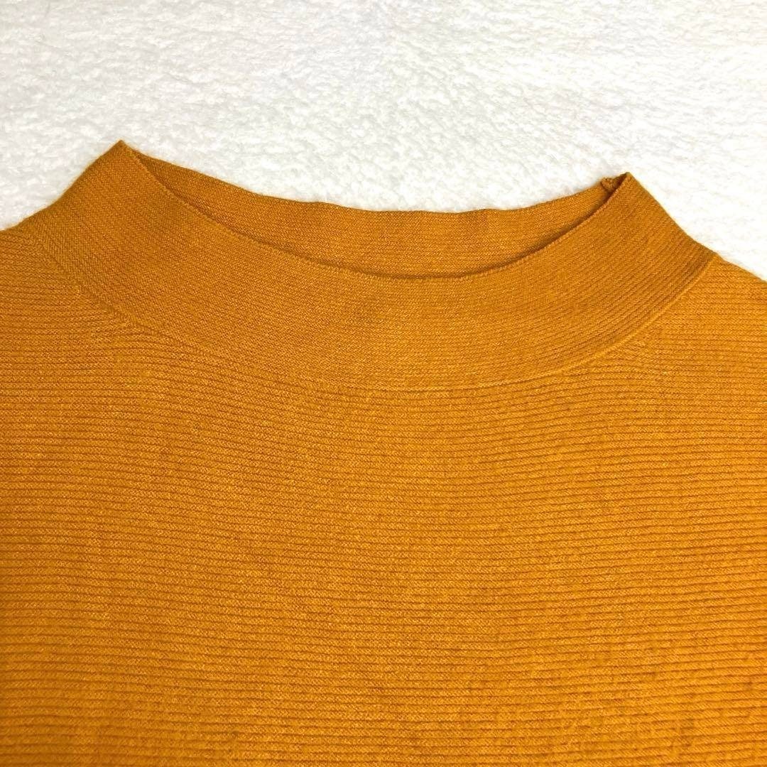☆a.v.v アーヴェヴェ☆ニット セーター オレンジ モックネック M 長袖 レディース レーヨン混 トップス [送料無料☆匿名配送]☆5951_画像8
