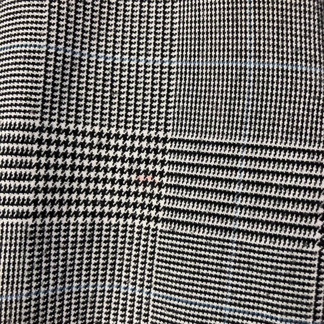 ☆a.v.v アーヴェヴェ☆パンツ テーパード チェック グレー XS タック レディース スラックス ゆったり [送料無料☆匿名配送] b5985_画像3