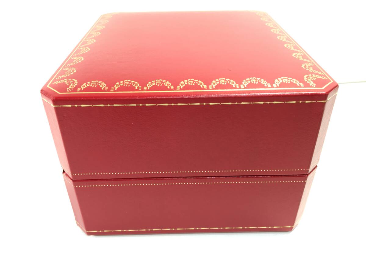 l1180　正規品　カルティエ　Cartier　腕時計ケース　保管箱　保証書　店舗印付保証書付属　クッション合皮一部欠け有[飛脚便60]_画像6
