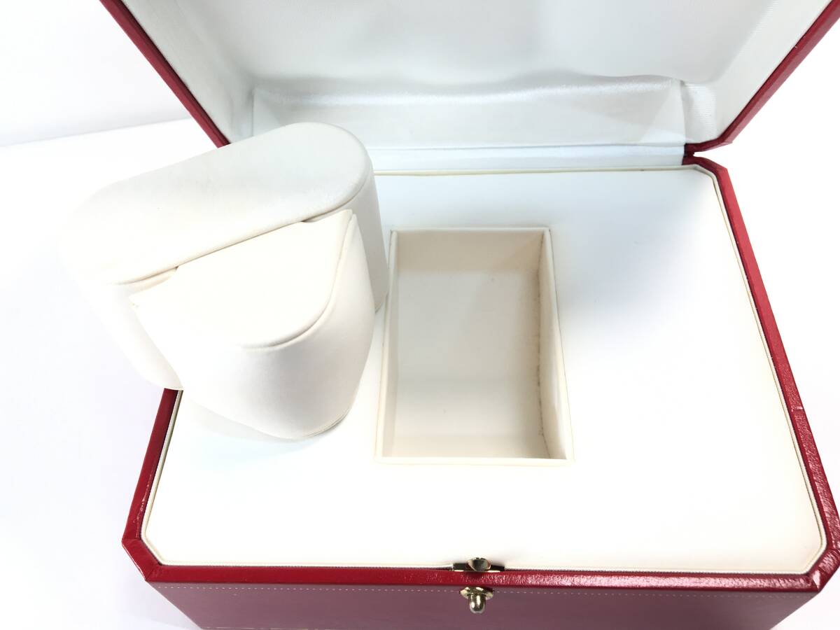 l1180　正規品　カルティエ　Cartier　腕時計ケース　保管箱　保証書　店舗印付保証書付属　クッション合皮一部欠け有[飛脚便60]_画像3