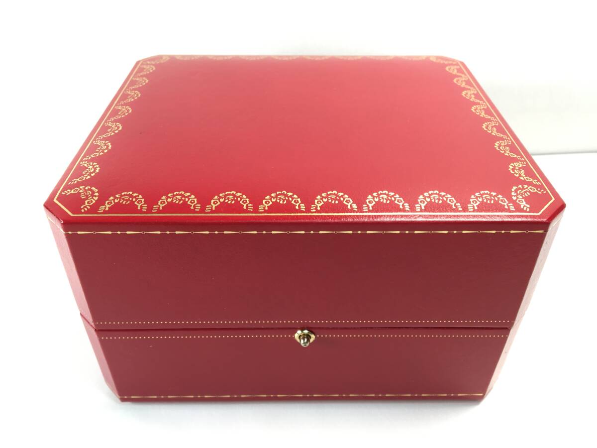 l1180　正規品　カルティエ　Cartier　腕時計ケース　保管箱　保証書　店舗印付保証書付属　クッション合皮一部欠け有[飛脚便60]_画像2