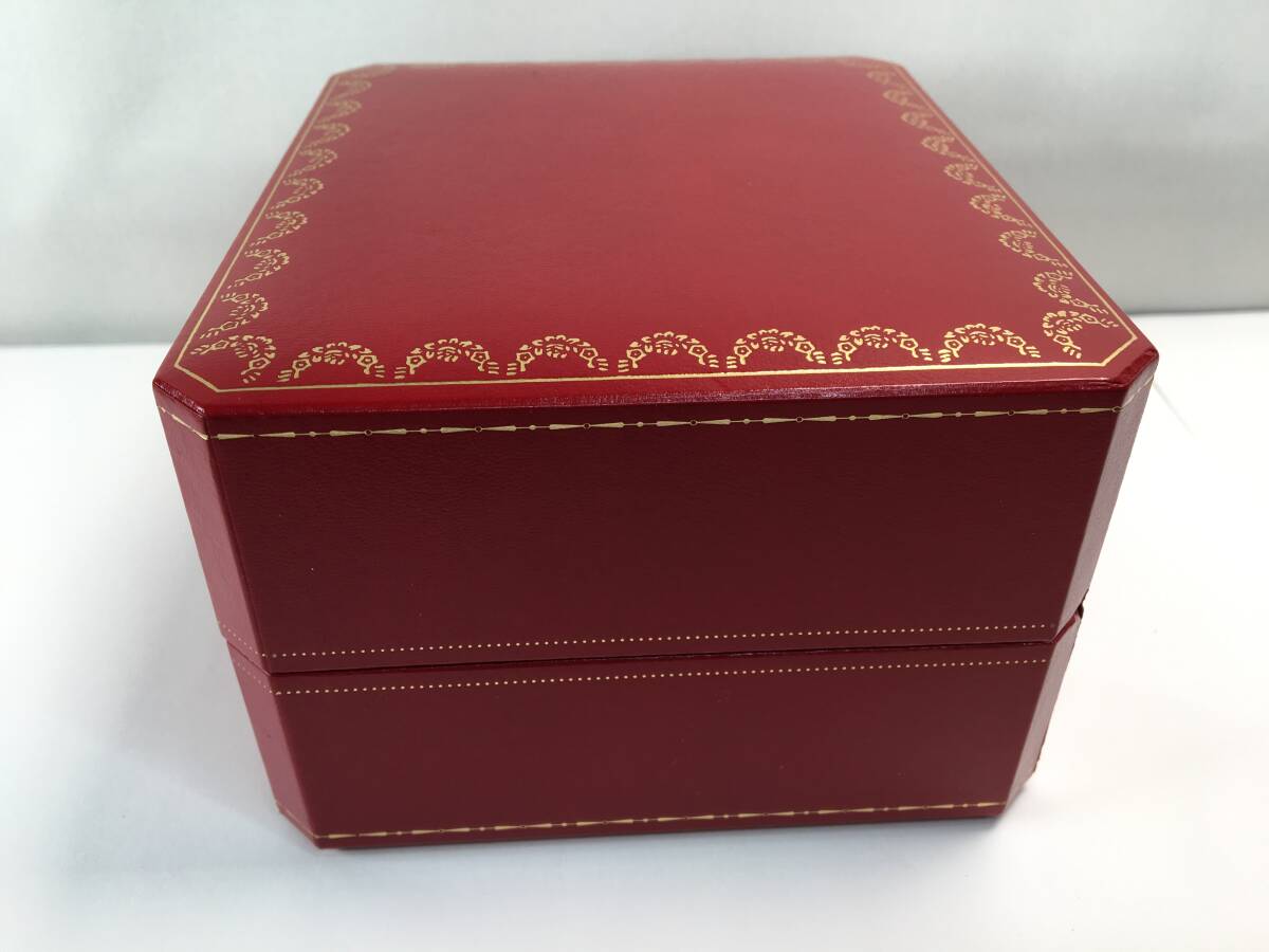 l1180　正規品　カルティエ　Cartier　腕時計ケース　保管箱　保証書　店舗印付保証書付属　クッション合皮一部欠け有[飛脚便60]_画像4