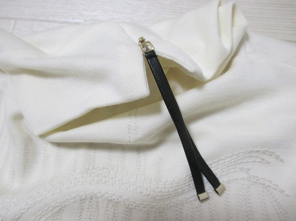 ヒロココシノ*HIROKO KOSHINO　刺繍ウールデザインチュニックプルオーバー　38　日本製_画像6