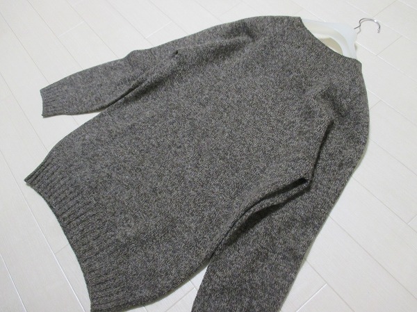 John Tulloch*ジョンタロック × ユナイテッドアローズ　スコットランド製　ウールニット霜降りセーター　BEAUTY＆YOUTH_画像3