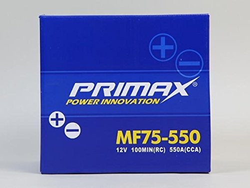 新品バッテリー MF 75-550 適合 75-660 75-650 75A72 75B72 75B84 75Z72 75-6MF 75-7MF 75-6YR 75-7YR EX75 F75 UPM75 73-60 H74-72_画像1