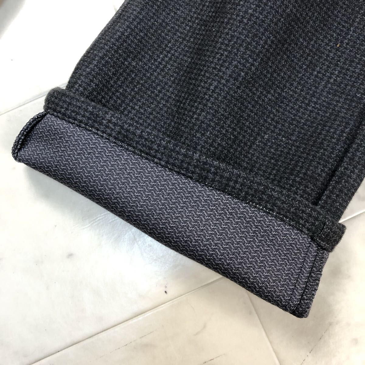 【人気】EDWIN JERSEYS WILD FIRE エドウィン ジャージーズ 防風ストレッチパンツ 暖パン ワイルドファイア Mサイズ グレンチェック GJ-105_画像7