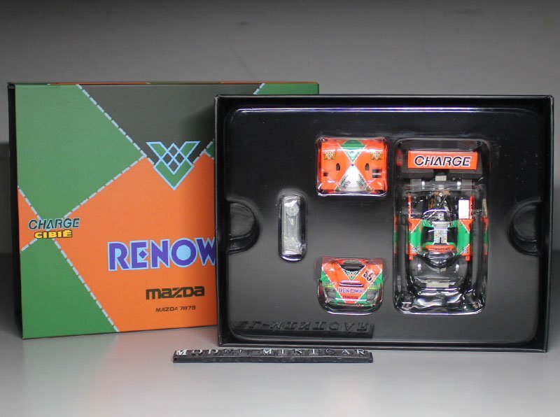 ▲MotorHelix 1/64 マツダ MAZDA 787B 55# 1991 24h Renown レナウン 優勝　ルマン 新品 MH_画像1