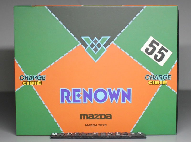 ▲MotorHelix 1/64 マツダ MAZDA 787B 55# 1991 24h Renown レナウン 優勝　ルマン 新品 MH_画像2